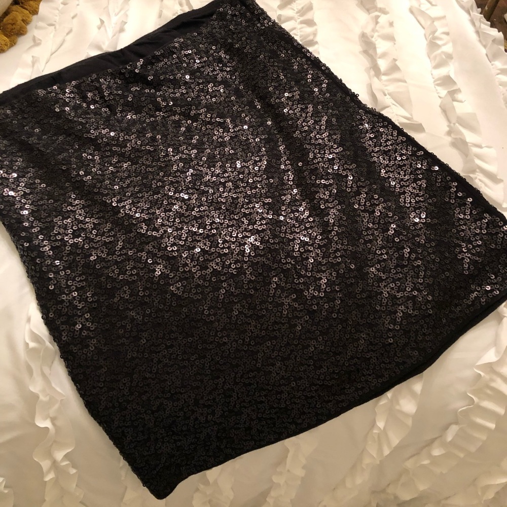 Sequin tube top or skirt